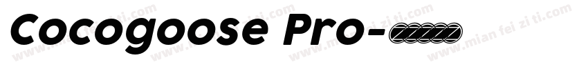 Cocogoose Pro字体转换